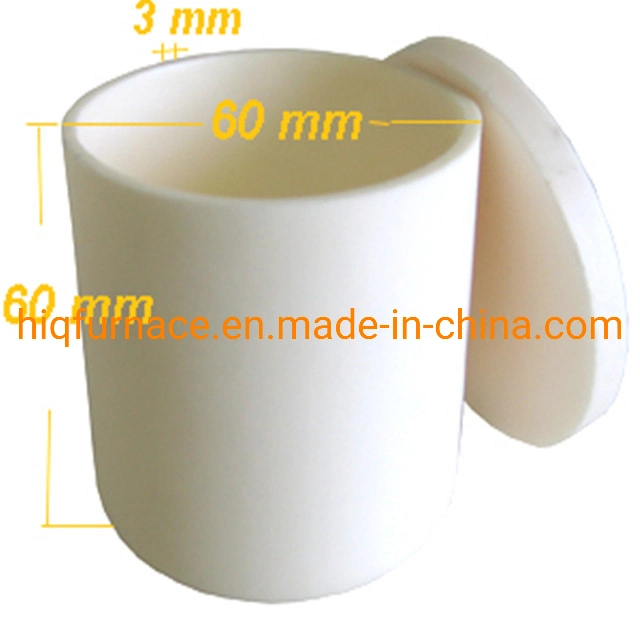 Ceramics High Pure Lab Alumina Ceramic Crucible, High Density Slip Casting Corrosion Resistance Alumina Ceramic Crucible