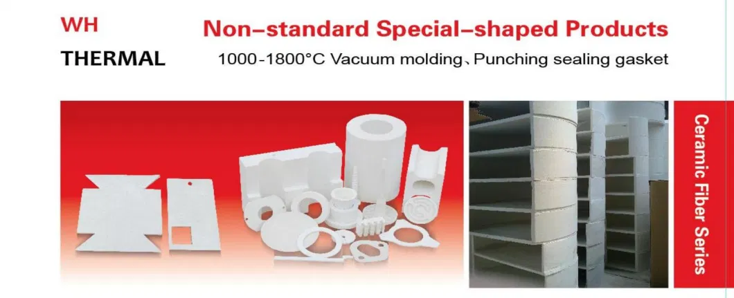 Vacuum Formed Thermal Insulation Ceramic Fiber Special Shaped Pieces